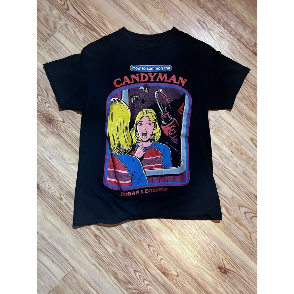 Candyman Graphic Horror Movie Tee Shirt - Goodie Two Sleeves Men's Medium Black